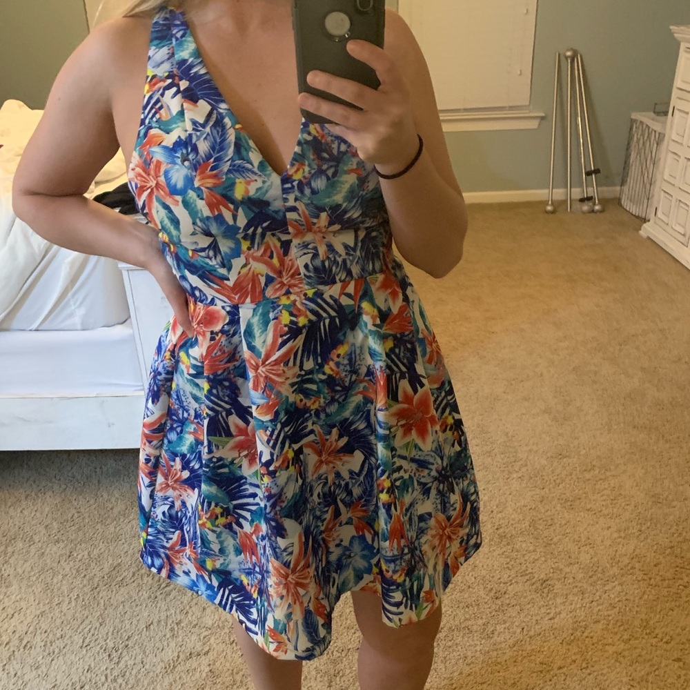 Tropical print Dress
